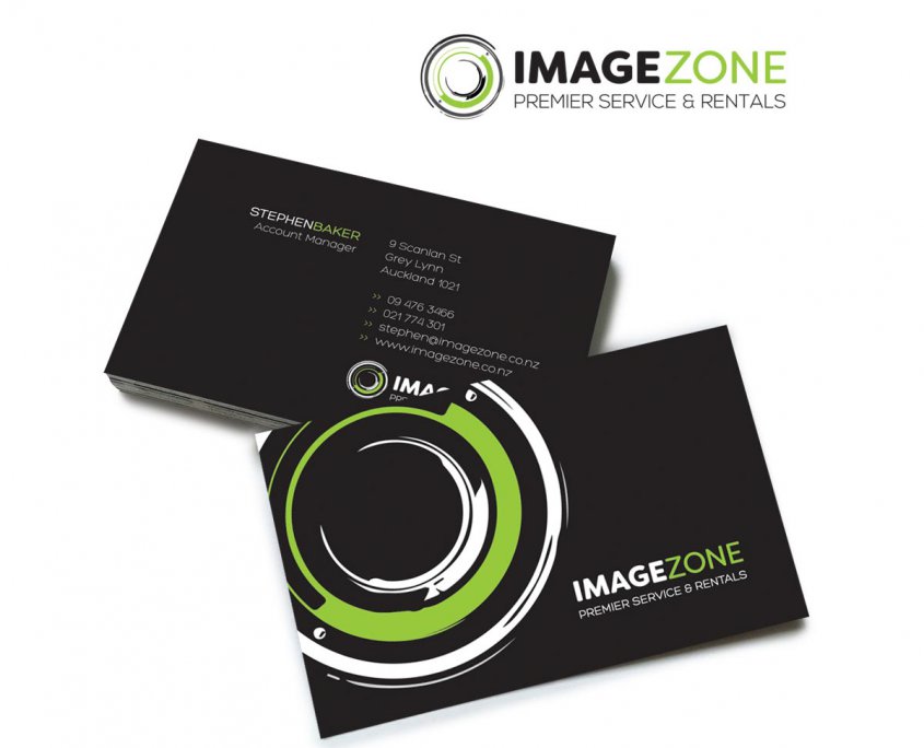 Imagezone Business Card and Logo