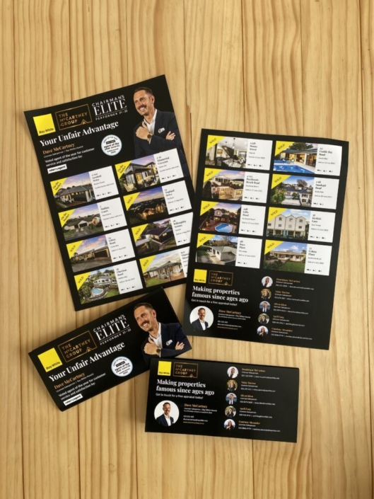 Merge Media design listings flyers and brochures for real estate agents