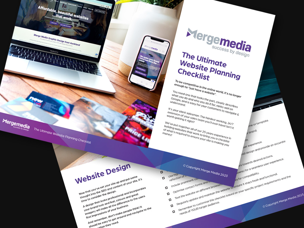 Merge Media Ultimate Website Checklist