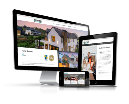 Merge Media designed the website for Emphasis Homes in Auckland