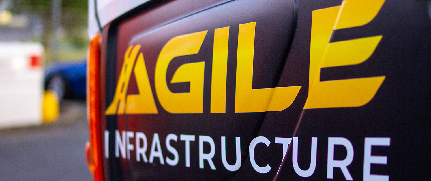 Agile Infrastructure Truck close up