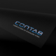 Contab logo on black paper mockup