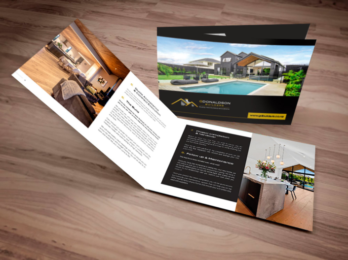 GD Builders A4 Landscape Brochure