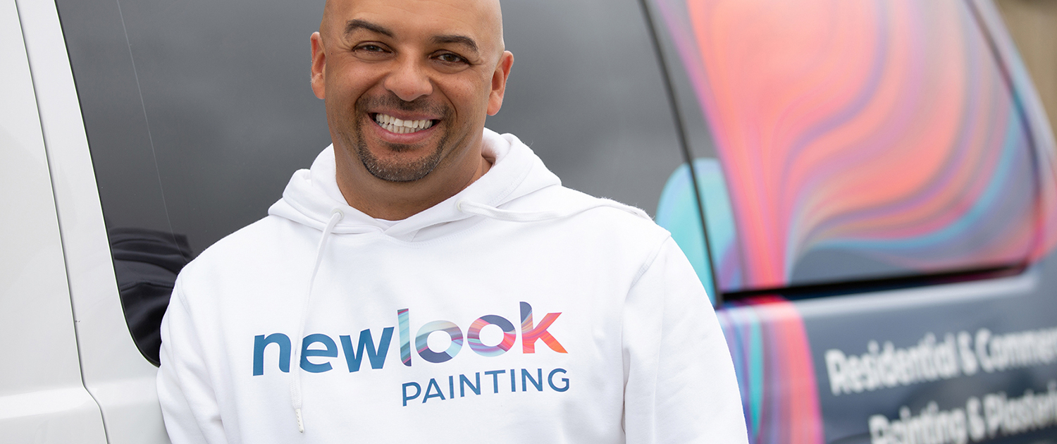 New Look Van with owner infront