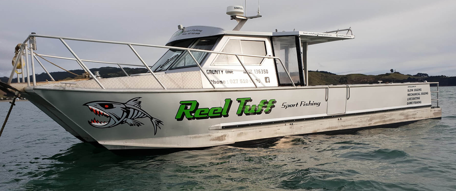 Reel Tuff Boat on water