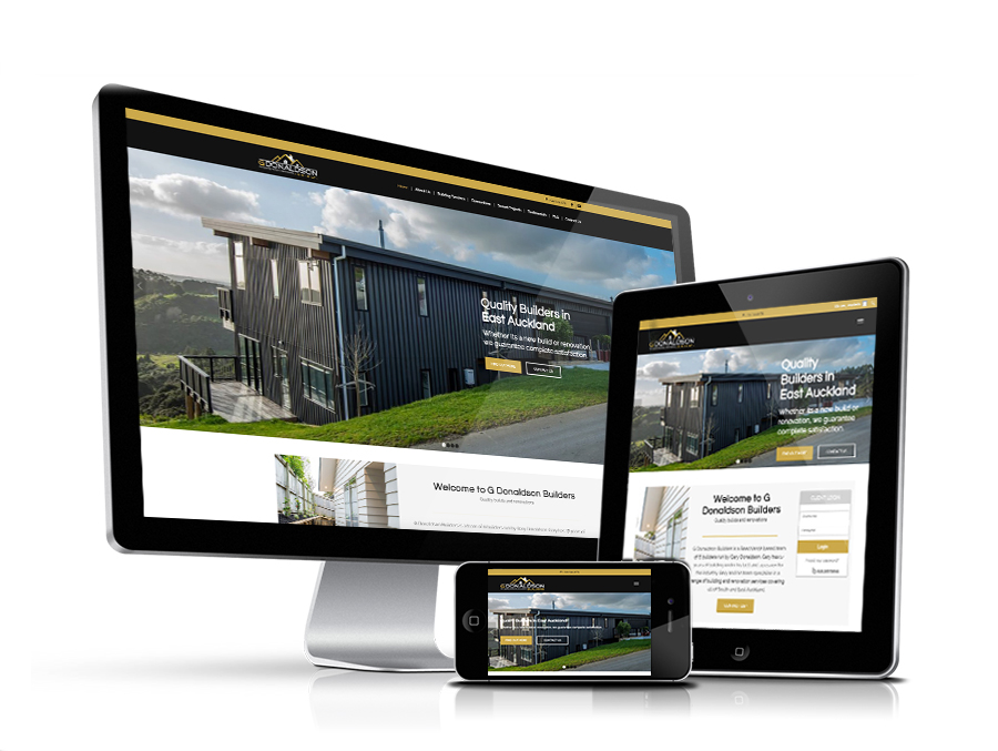 GD Builders site G Donaldson Builders Website by Merge Media